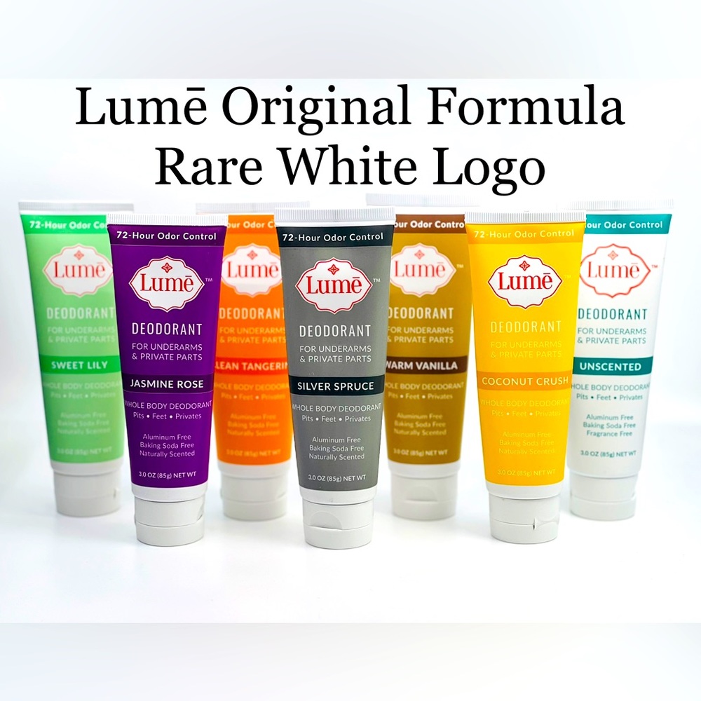 All Natural Whole Body Deodorant
 Full Size Tube 3oz Original Formula White Logo